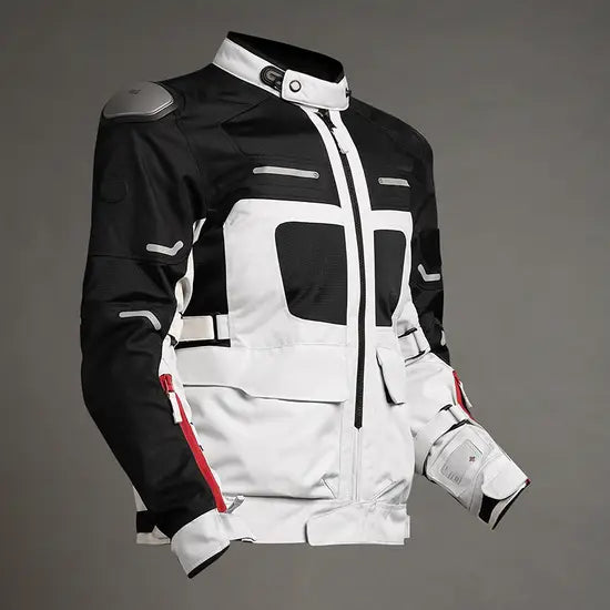 CROSSROADER RIDING JACKET - LIGHT GREY